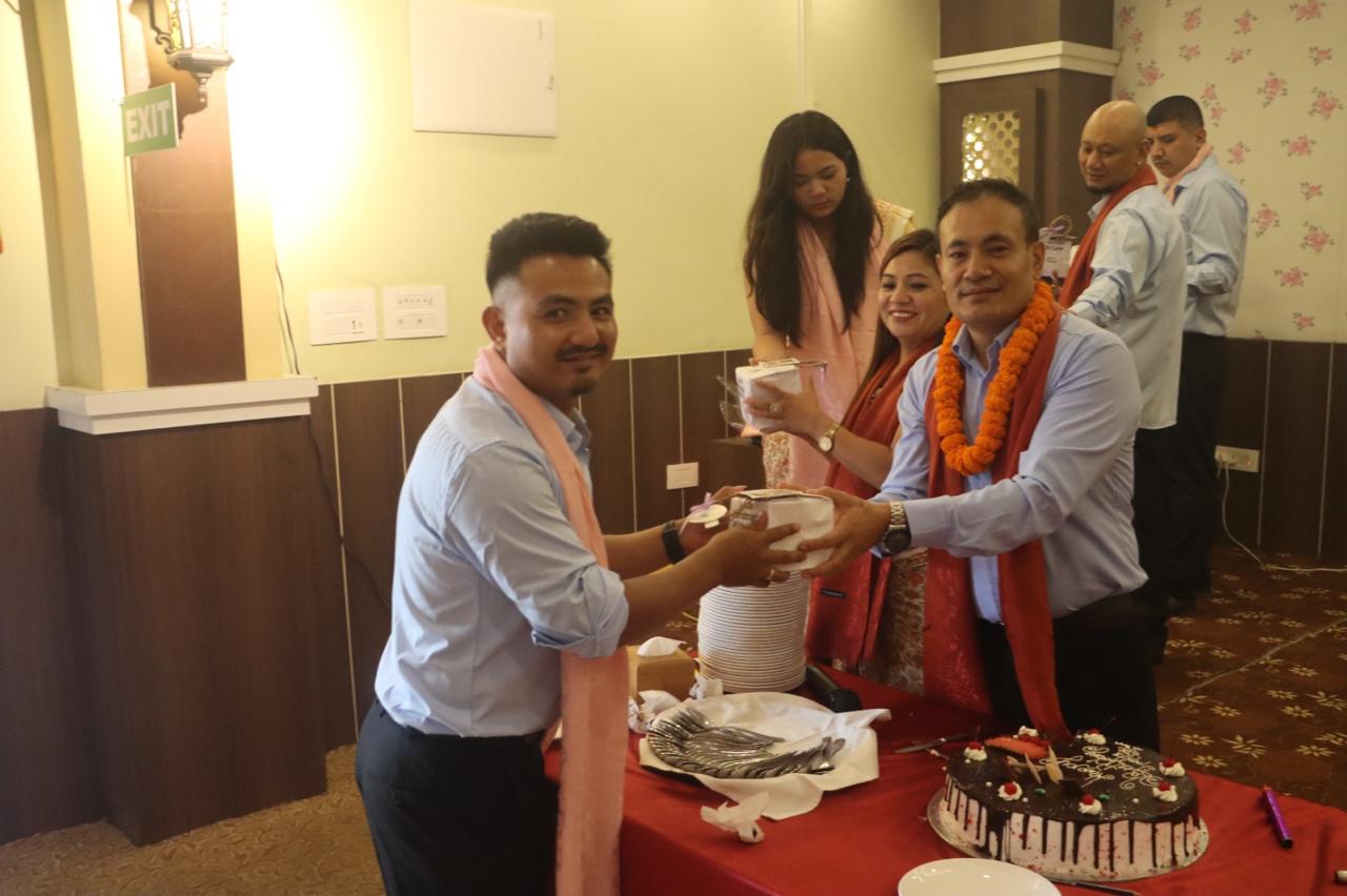 25 th anniversary of Swoyambhu pharmaceuticals and yearly closing program of Swoyambhu pharmaceuticals, seen pharma sales, Galko Enterprises, SIM med pharma pvt ltd